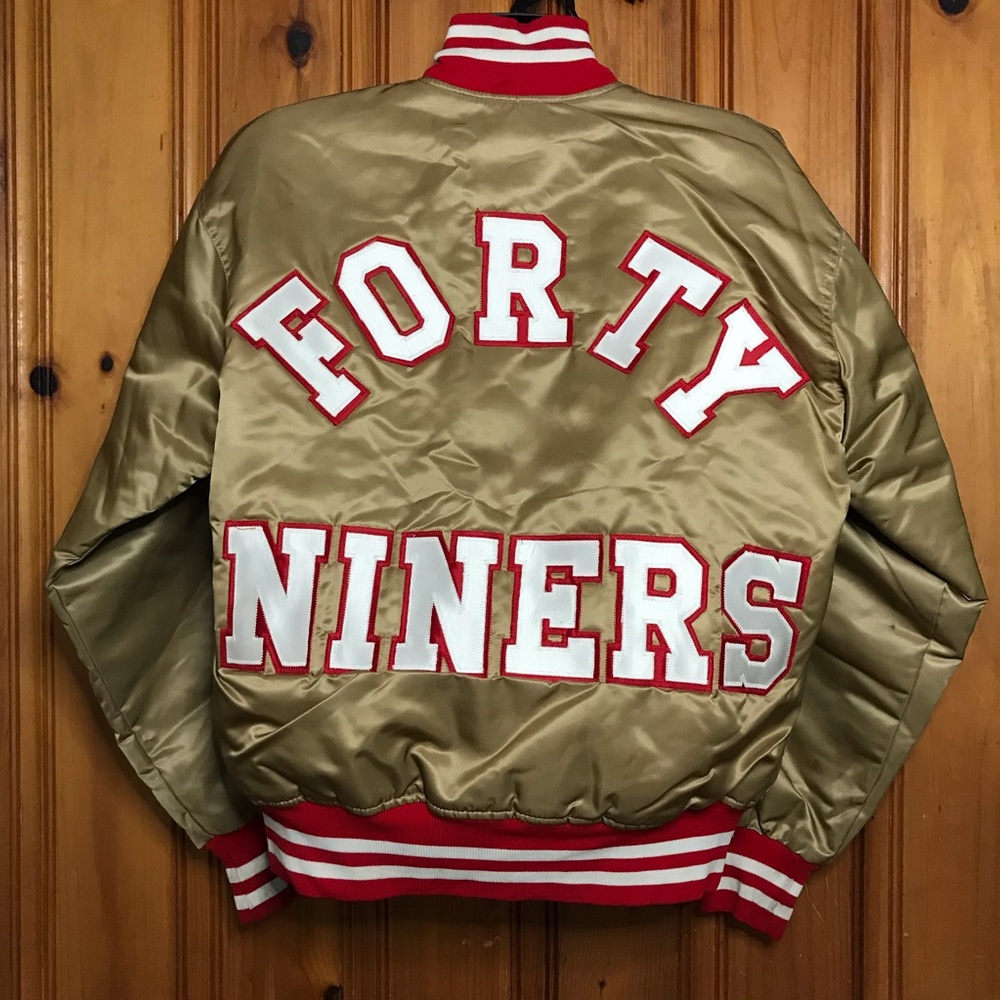 Vintage 49ers FELCO Gold Jacket Men’s Large USA